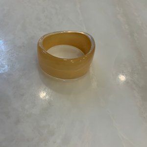 Modern Pink/Beige Thick Bracelet